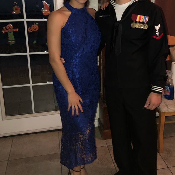 Royal blue dress - Picture 1 of 2